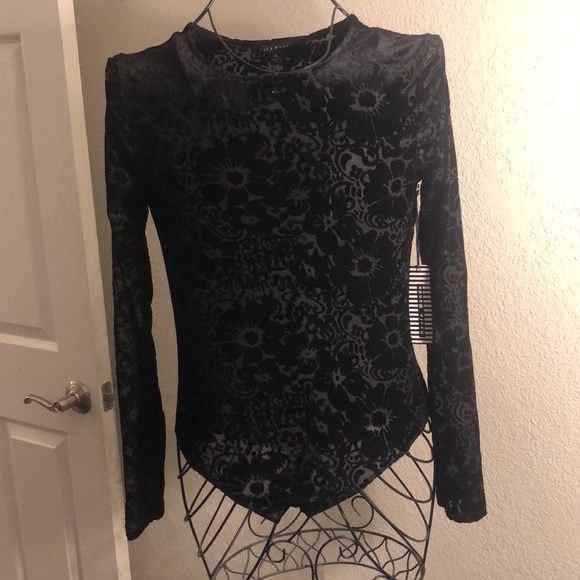 Haute Monde burnt out bodysuit - Picture 2 of 7